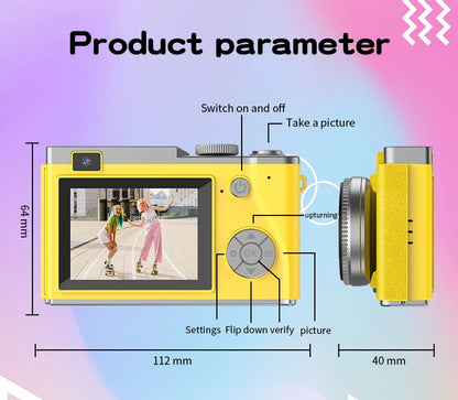 Vintage Retro CCD 2.4" Digital Camera