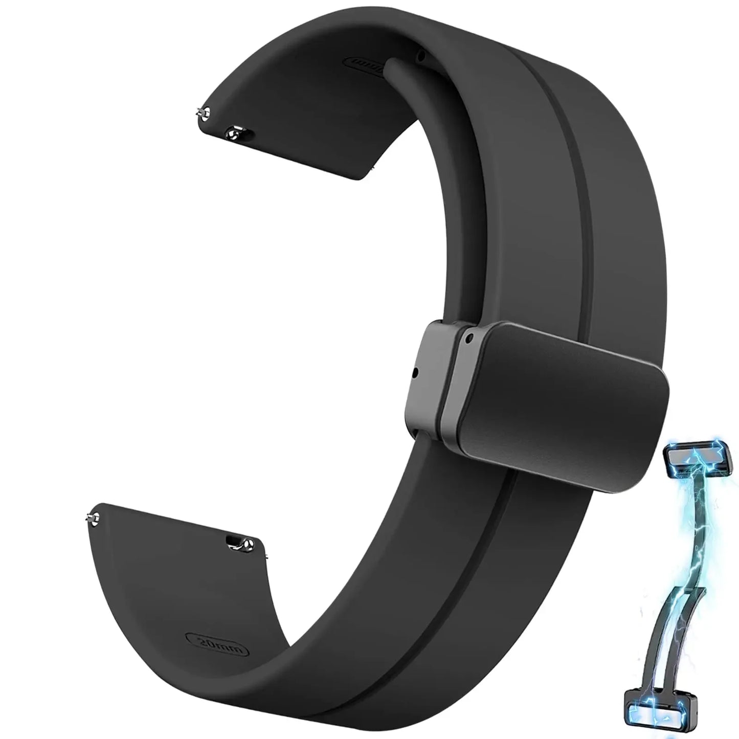 Magnetic Silicone Buckle Band for Samsung Galaxy