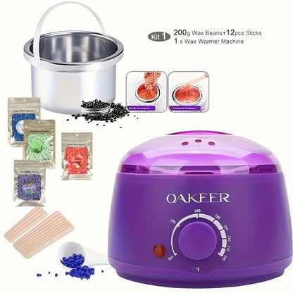 Waxing Hair Removal Kit Melting Machine + Wax Beads