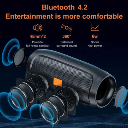 Portable Cylinder Stereo Speaker