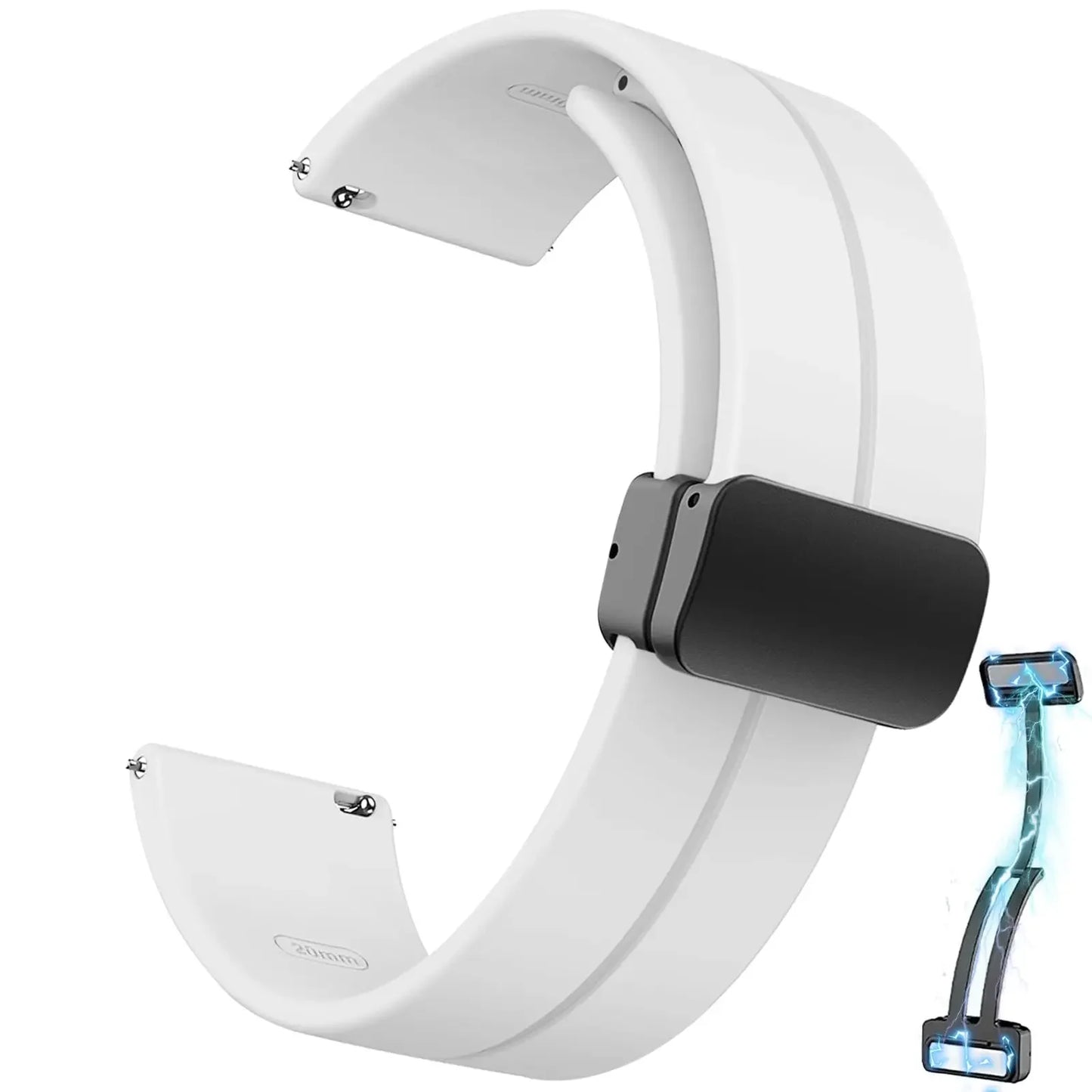Magnetic Silicone Buckle Band for Samsung Galaxy