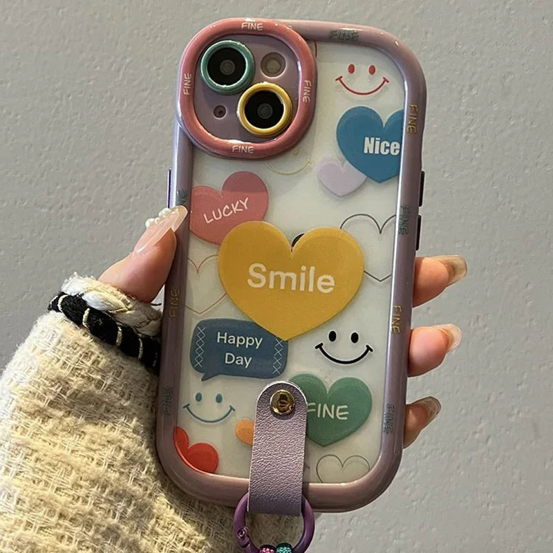 Chunky Color Wristlet Phone Case
