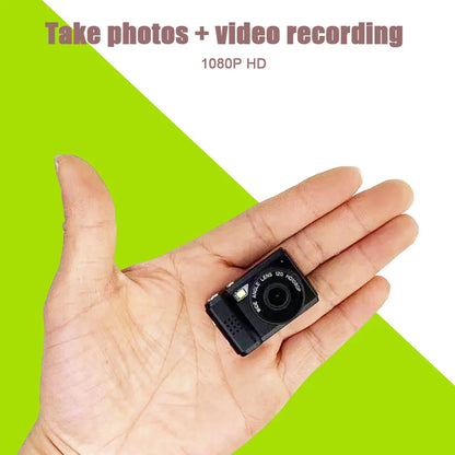 Vintage Extra Small Mini Camera With Screen 1080p