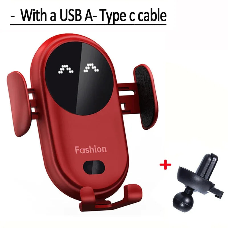Fast Wireless Car Charging Phone Holder