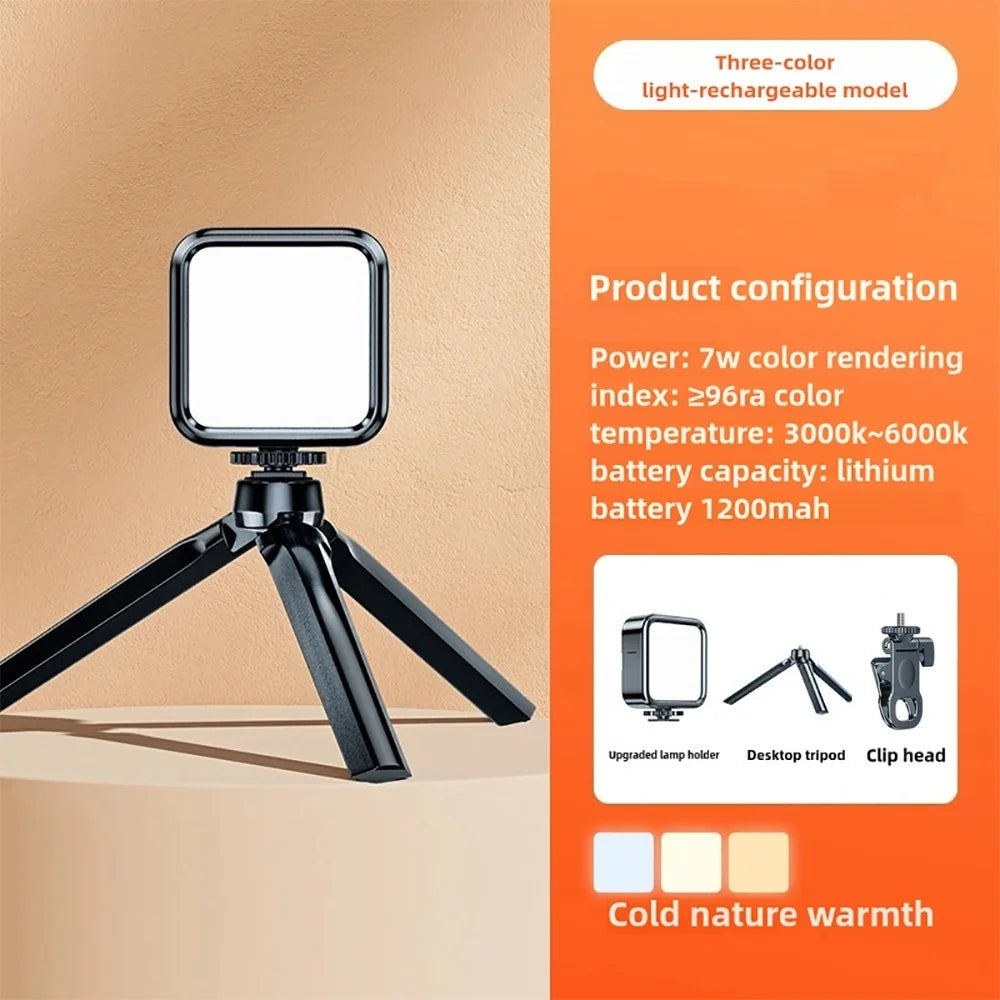 Square Clip-On LED Light for Phone