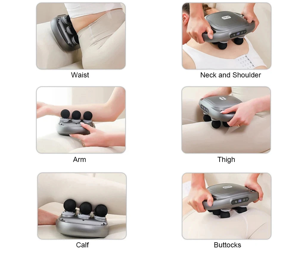 Multifunction Back Waist and Shoulder Body Massager