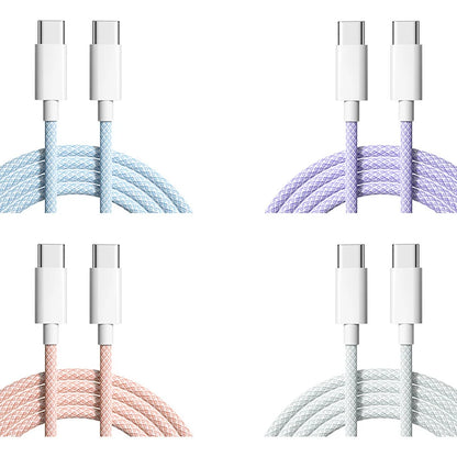 Braided Pastel Charging Cable