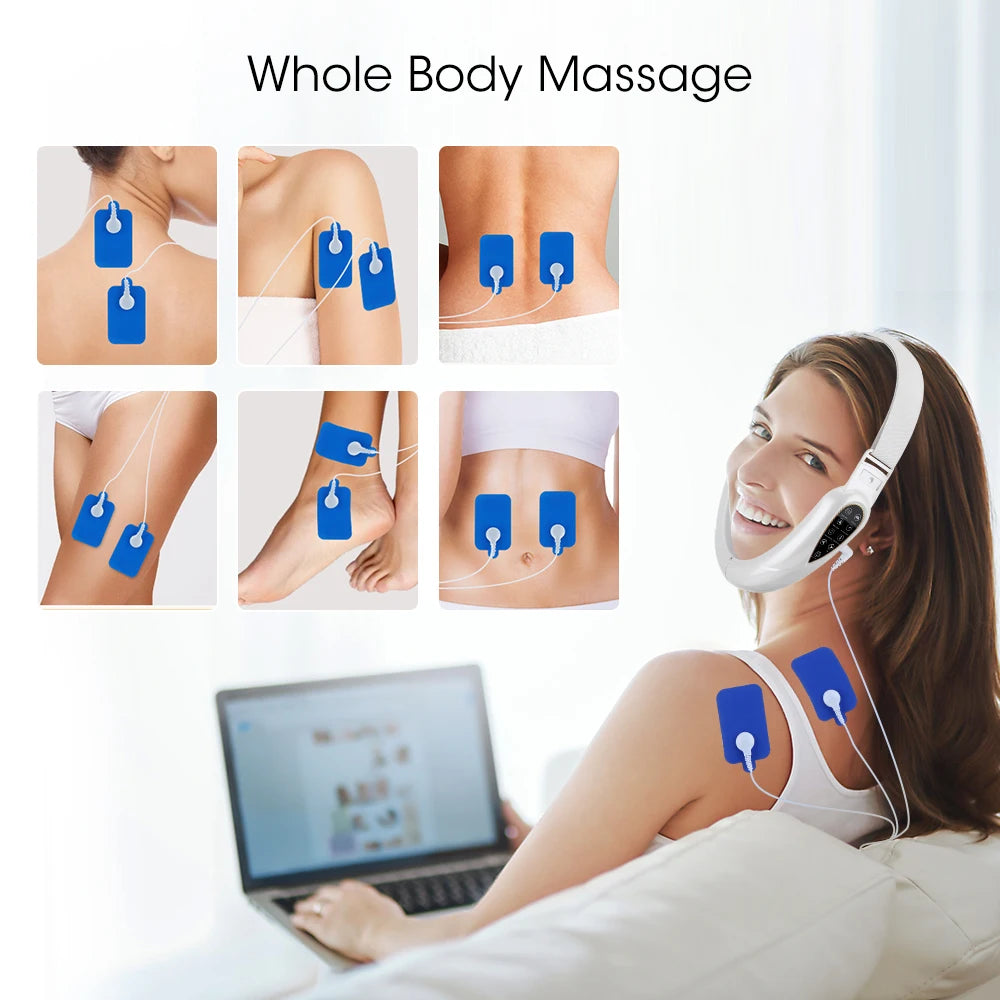 Face Lifting & Slimming Red Light Massager