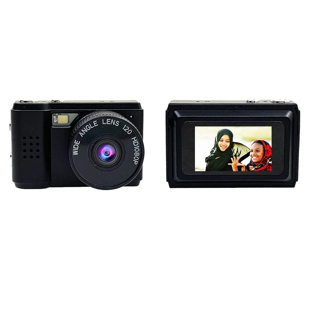 Vintage Extra Small Mini Camera With Screen 1080p