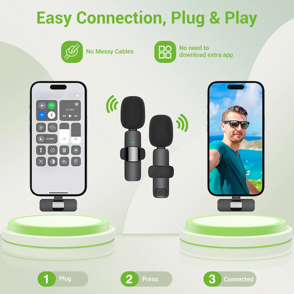 Sleek 2.4G Wireless Microphone