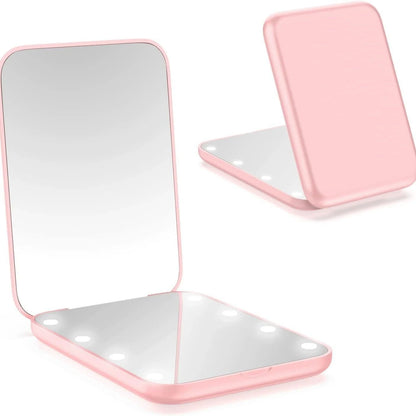 Portable Compact LED Makeup Mirror