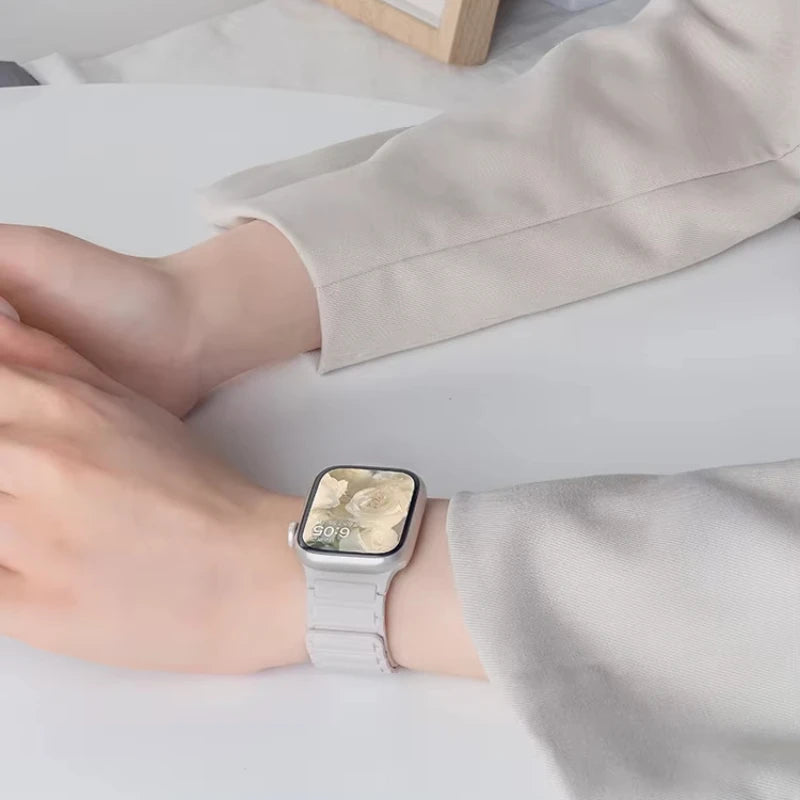 Textured Silicone Watch Band
