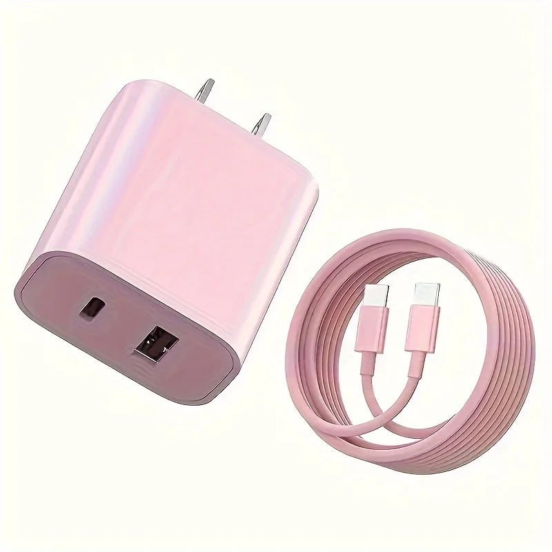 Duel Pastel Charging Set (Adapter + Cable)