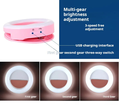Mini Clip-On LED Ring Light