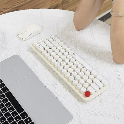 Monochrome Colors Wireless Keyboard and Mouse