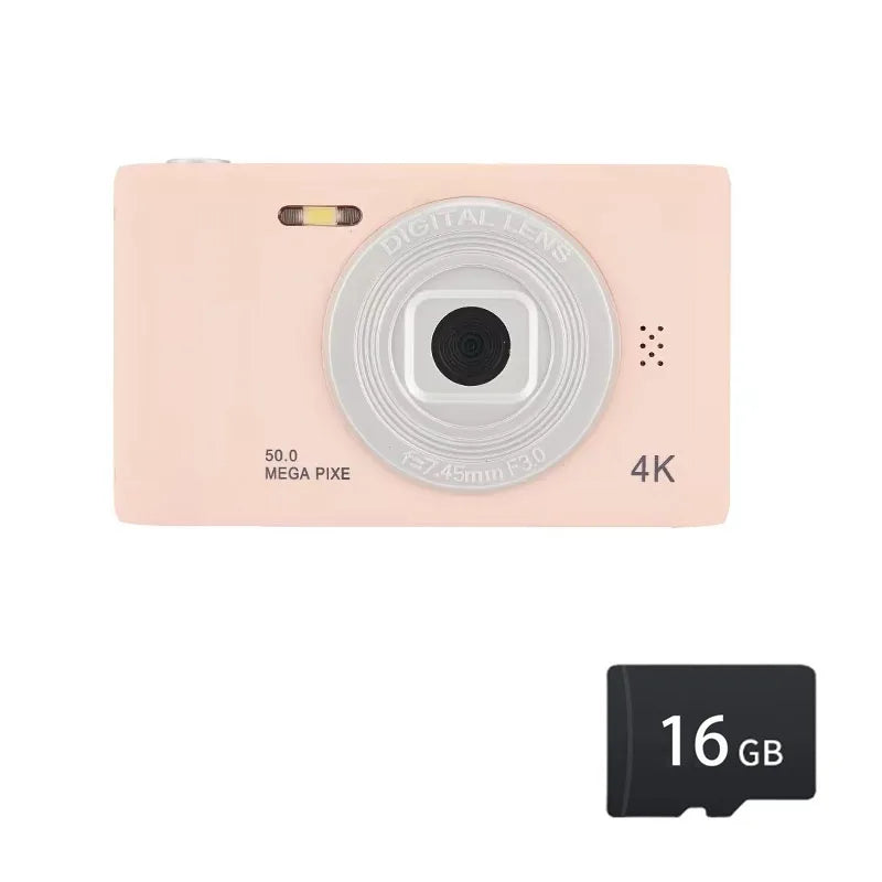 4K Retro Digital Camera 50 Megapixels HD Zoom 2.4inch Screen