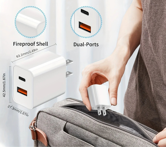 Duel Pastel Charging Set (Adapter + Cable)