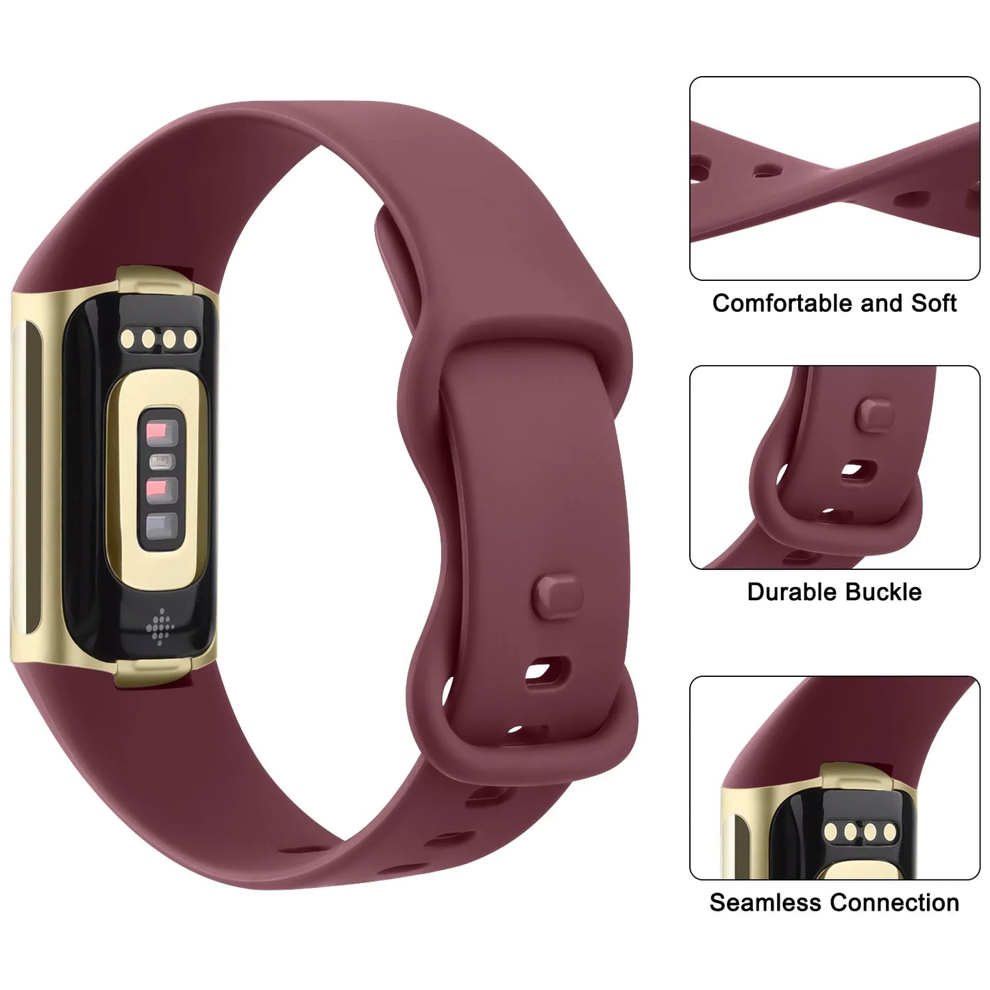 Simple Strap Watch Band for Fitbit