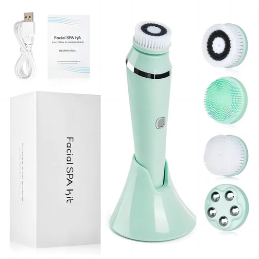 4 in 1 Sonic Electric Facial Cleansing Brush
