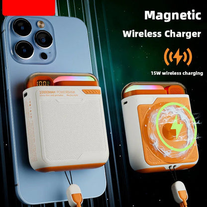 Magnetic Wireless Power Bank With Stand