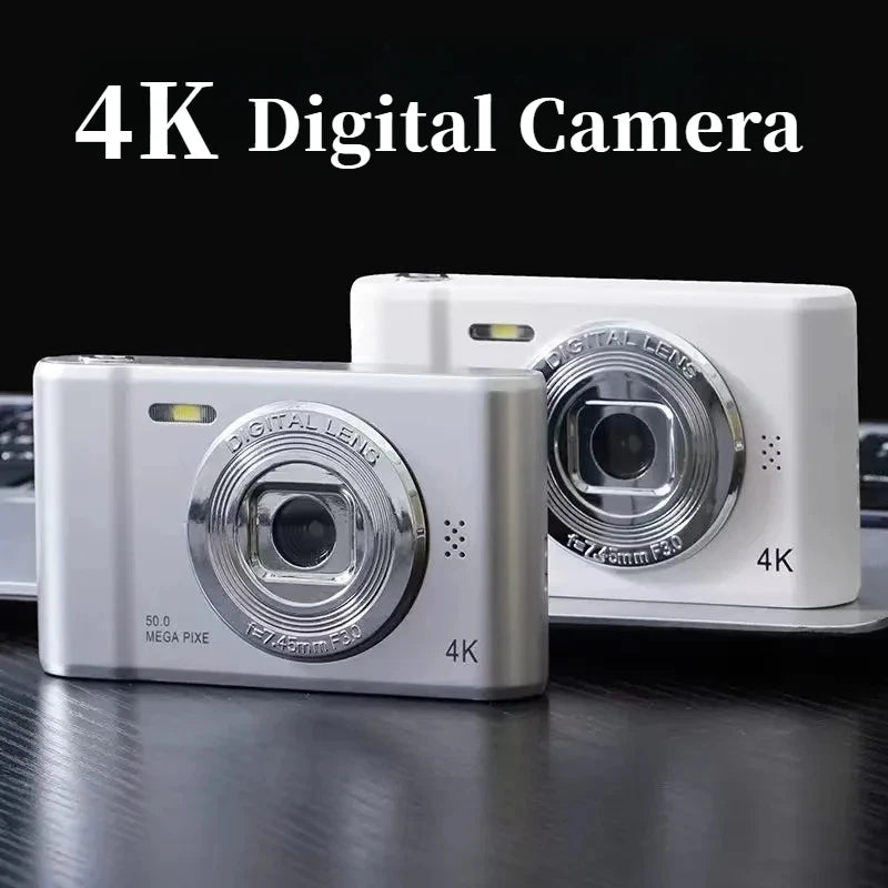 4K Retro Digital Camera 50 Megapixels HD Zoom 2.4inch Screen