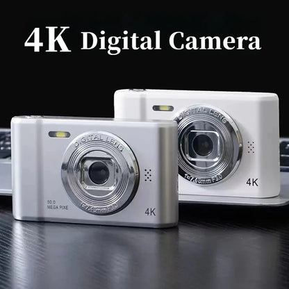 4K Retro Digital Camera 50 Megapixels HD Zoom 2.4inch Screen