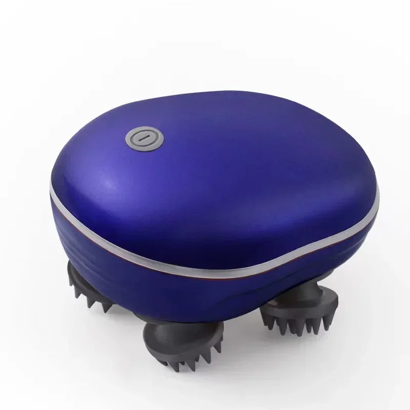 Scalp Head Massager With Red Light Therapy