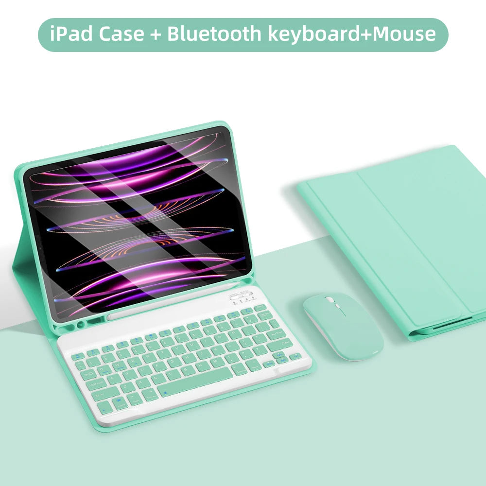 Foldable Keyboard iPad Case