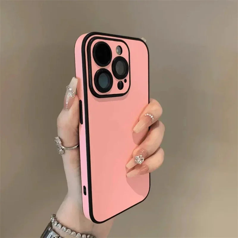 Black Outline Color Block Phone Case
