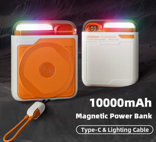 Magnetic Wireless Power Bank With Stand