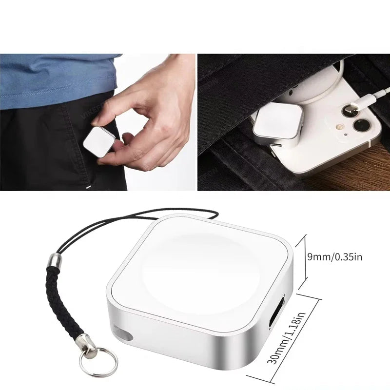 Portable Keychain Wireless Watch Charger