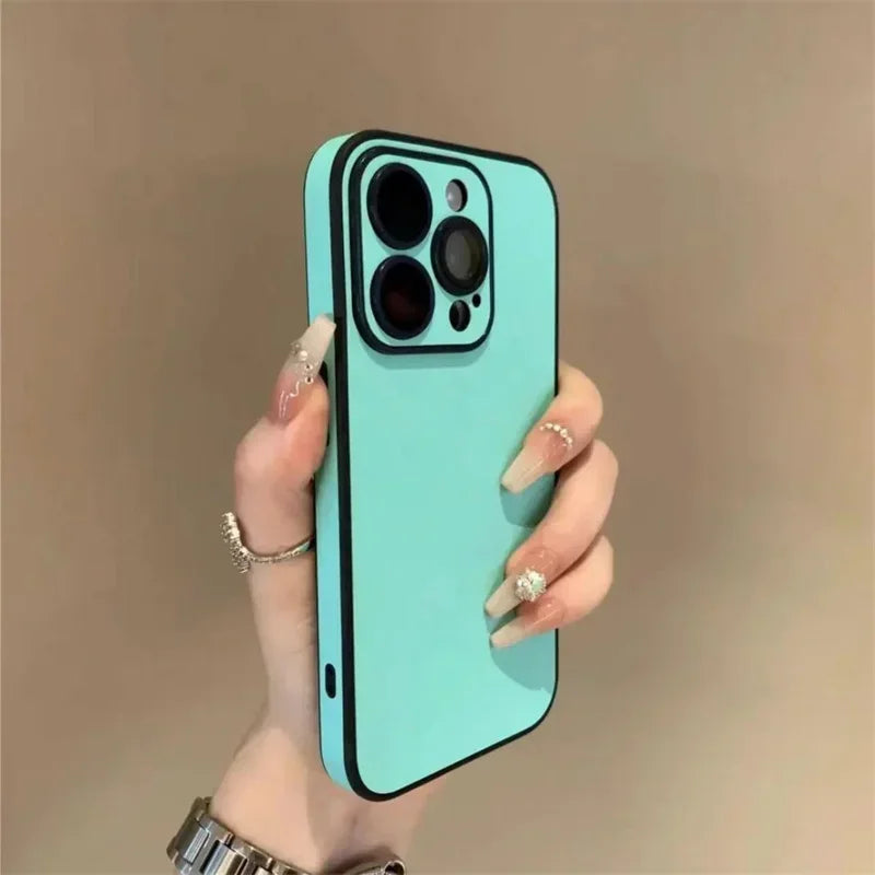 Black Outline Color Block Phone Case