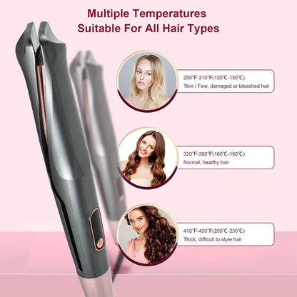 3/4 Inch Tapered Curling Iron Wand