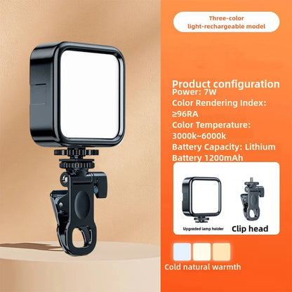 Square Clip-On LED Light for Phone
