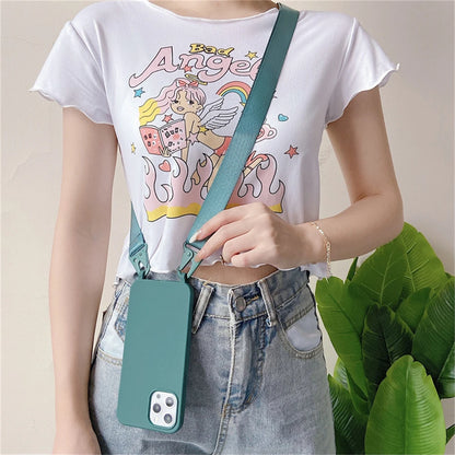 Matte Finish Lanyard Phone Case