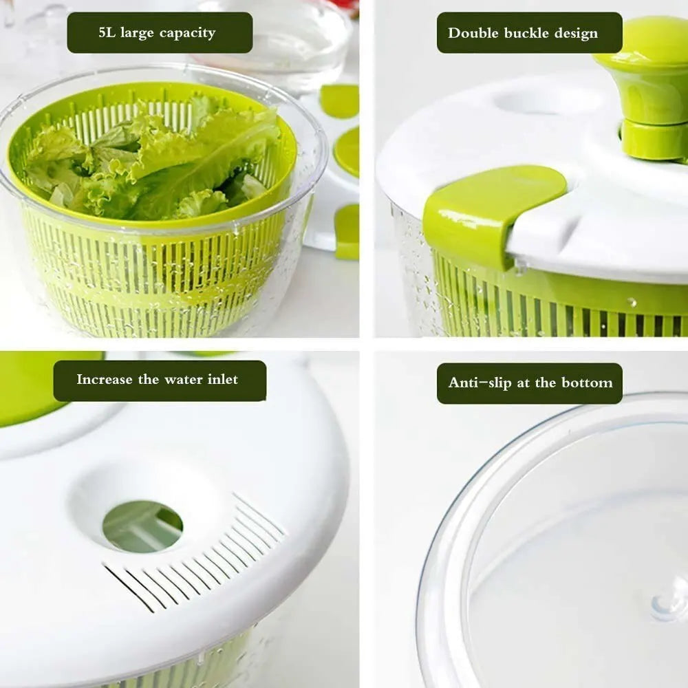 Multifunction Salad Spinner + Fruit and Veggie Dryer