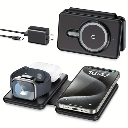 3-in-1 Travel Charging Station Pad