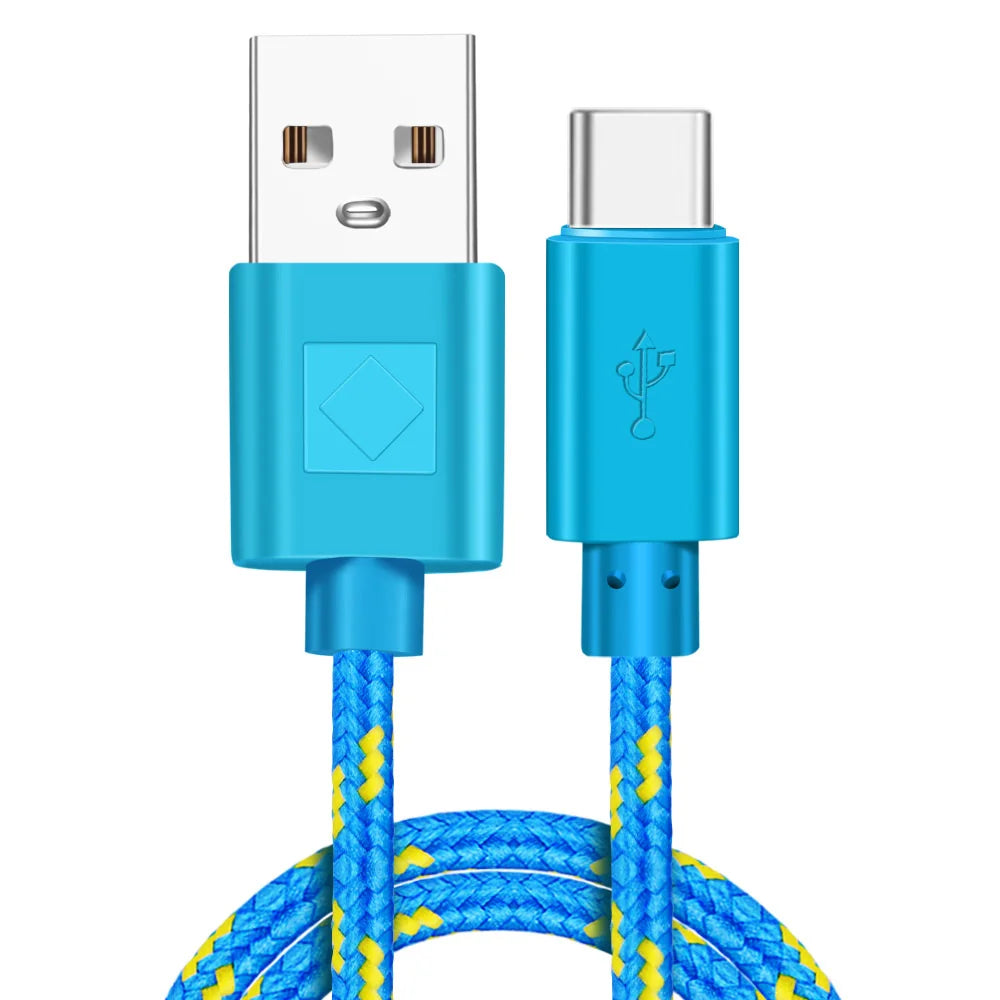 Braided Specks Charging Cord (USB to C)
