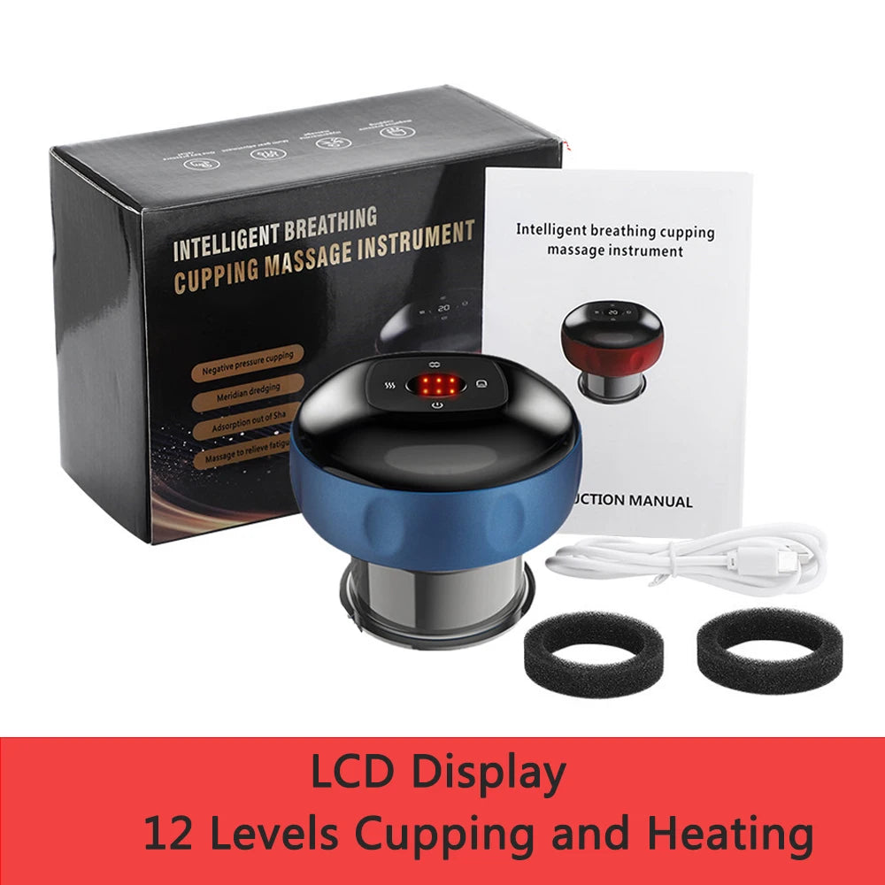 Vacuum Cupping and Scraping Massage Device